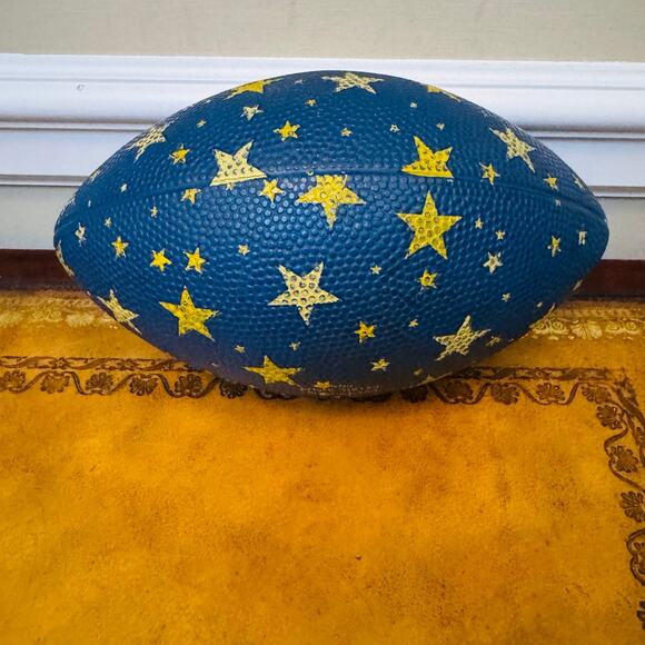 Hershey's Blue 9.5" Peewee Stars Football - Picture 3 of 3